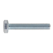 Sealey HT Setscrew M4 x 25mm 8.8 Zinc DIN 933 Pack of 50 SS425 Sealey  - Dynamic Drive