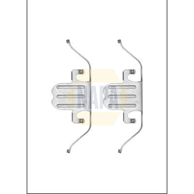 NAPA Brake Pad Accessory Fitting Kit Front fits Alpina D3 2005-2008 2.0