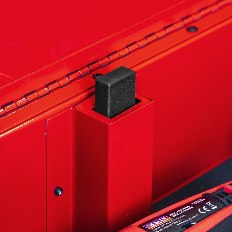 Superline PRO Heavy-Duty Mobile Tool & Parts Trolley 5 Drawers & Lockable Top Superline Pro - Dynamic Drive
