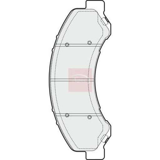 Apec Brake Pad Set PAD1888