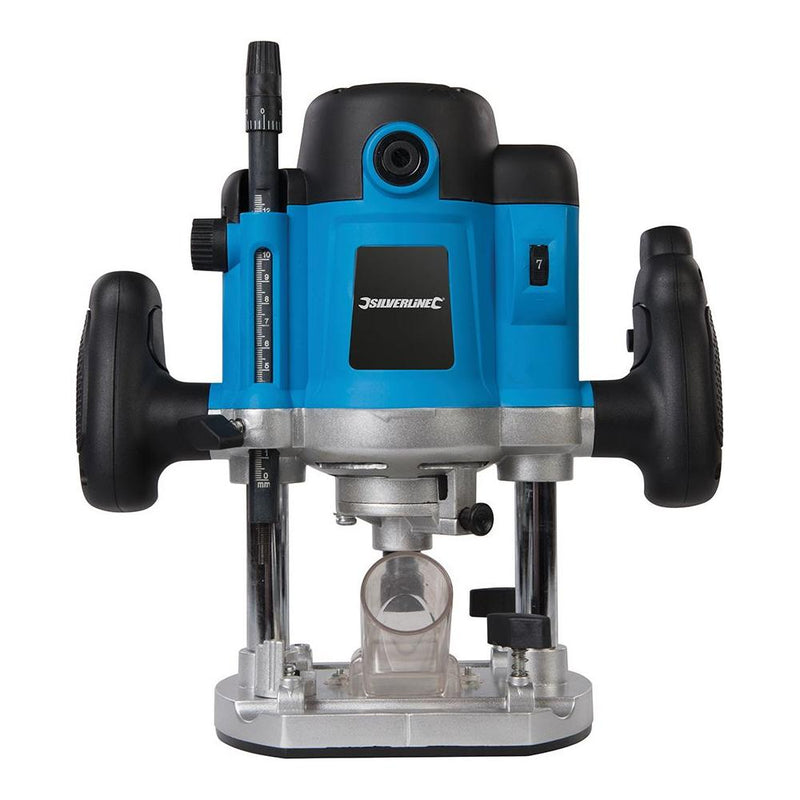 Silverline 1500W Plunge Router 1/2" 1500W Silverline - Dynamic Drive