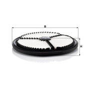 MANN-FILTER Engine Air Filter fits Daewoo Tico 1995-2000 0.8