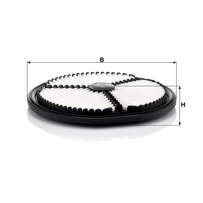 MANN-FILTER Engine Air Filter fits Daewoo Tico 1995-2000 0.8