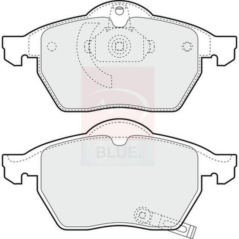 Apec Front Brake Pad Set fits Audi A3 1999-2003