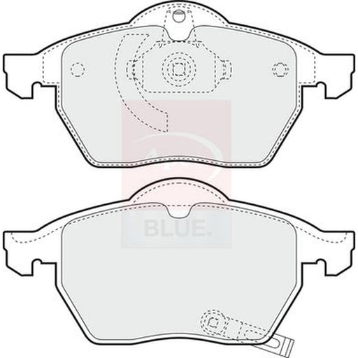 Apec Front Brake Vented Discs & Pads fits Opel Astra G 2001-2005 2.0