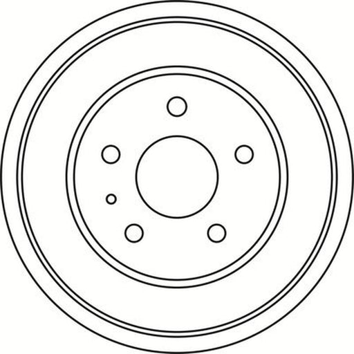 Abtex Brake Drum Assembly Rear fits Ford Ecosport 2013 on 1.0
