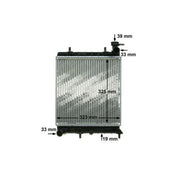 Mahle Engine Radiator fits Hyundai Accent II 1999-2006 1.3 1.5 1.6