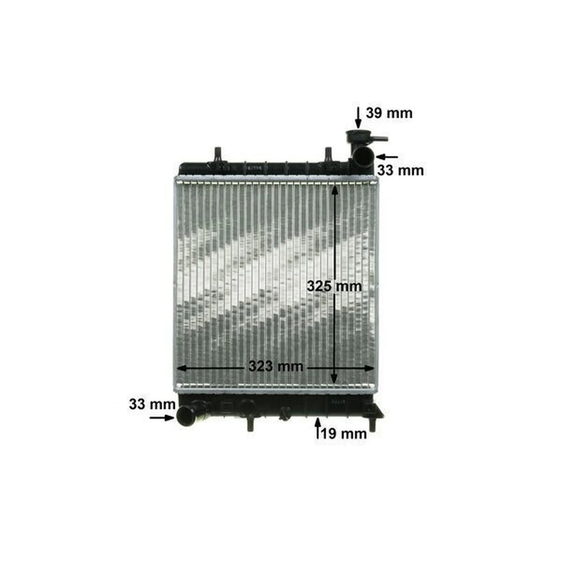 Mahle Engine Radiator fits Hyundai Accent II 1999-2006 1.3 1.5 1.6