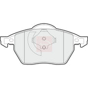 Apec Front Brake Pad Set fits Audi A3 1996-2003 1.8