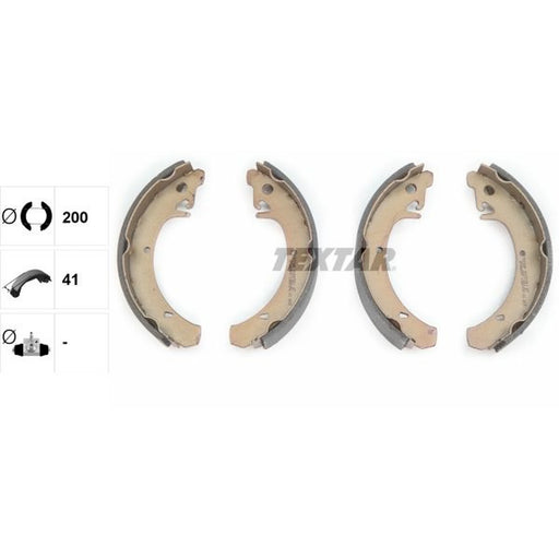 Textar Brake Shoe Set Axle Kit 91037201