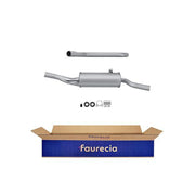 Hella End Silencer Rear fits VW Polo 1982-1989 1.3