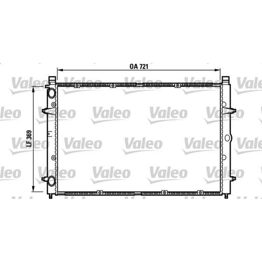 Valeo Engine Radiator 732397