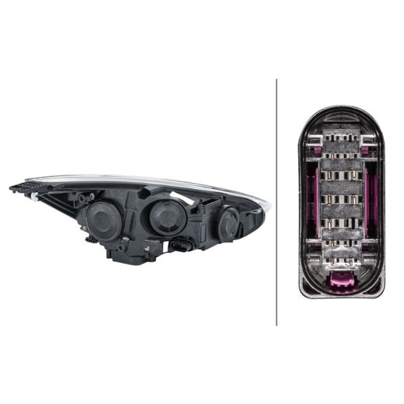 Hella Headlight Headlamp W5W Left fits Ford Focus III 2010-2020