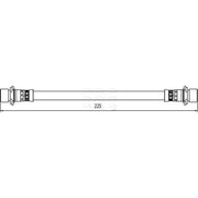 Apec Brake Hydraulic Hose Line Rear Left fits Toyota Urban Cruiser 2009-2016