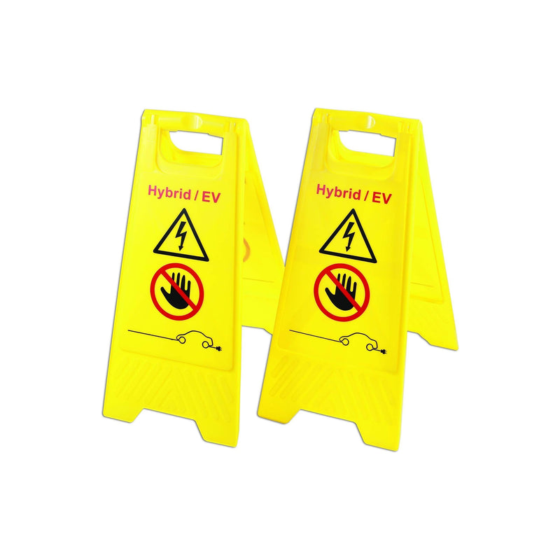Laser Hybrid/EV Floor Warning Signs 2pc 7521 Laser - Dynamic Drive