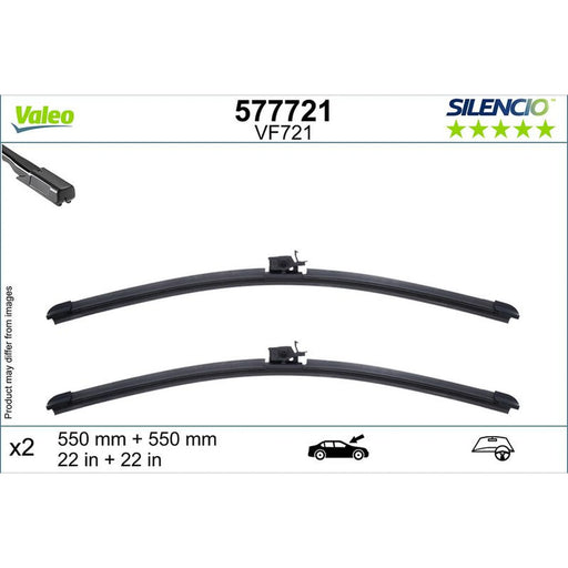 Valeo Aerotwin Front Wiper Blade Set 550mm + 550mm 577721