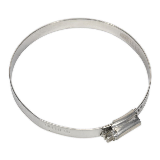 Sealey Hose Clip Stainless Steel90-110mm Pack of 5 SHCSS4X Sealey - Dynamic Drive
