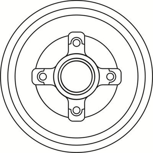 Abtex Brake Drum Assembly Rear fits Opel Corsa C 2000-2009 1.0 1.2 1.3 1.4 1.7