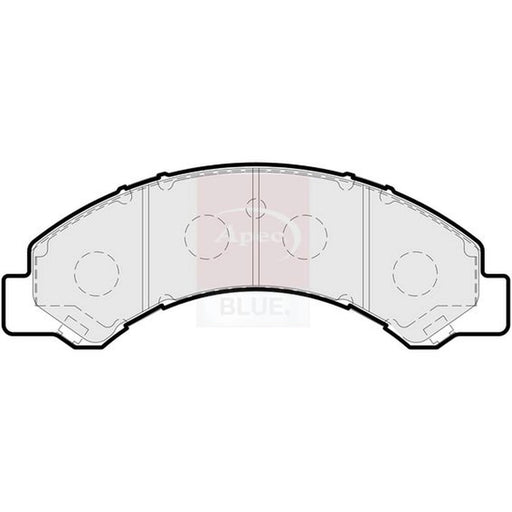 Apec Front Brake Pad Set PD3903
