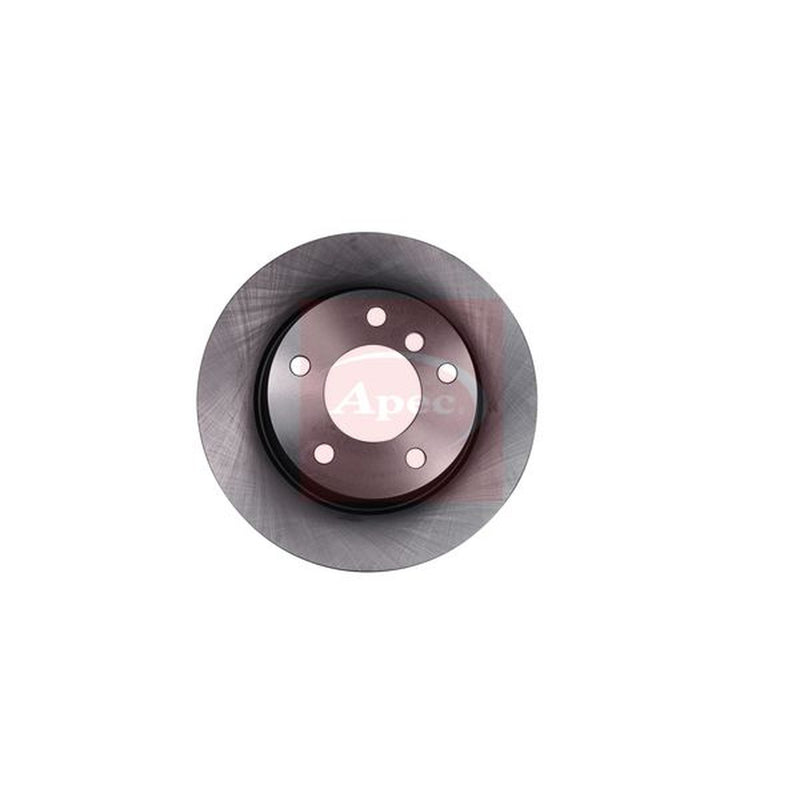 Apec 2 x Solid Brake Discs fits BMW 1 2004-2011