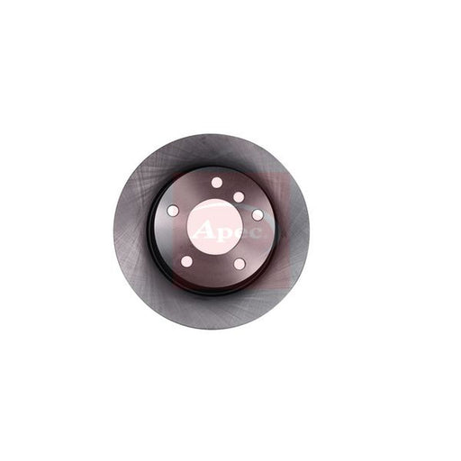 Apec 2 x Solid Brake Discs fits BMW 1 2004-2011