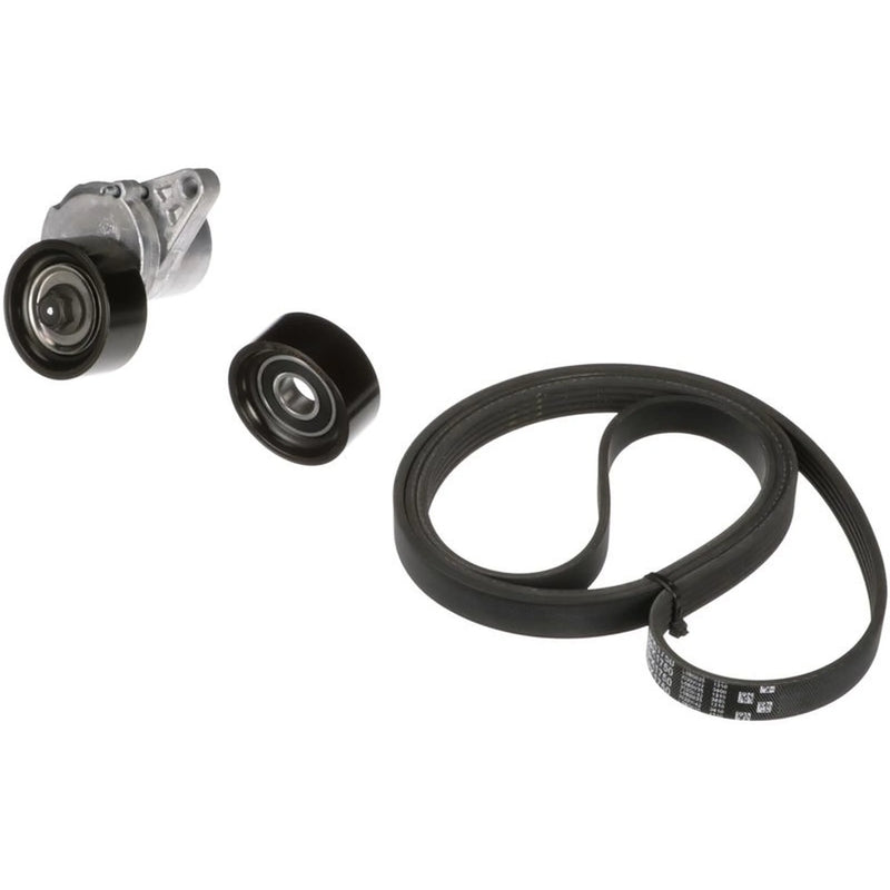 Gates V-Ribbed Belt Set fits Dacia Logan 2004 on 1.4 1.6