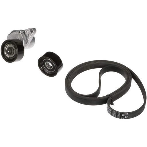 Gates V-Ribbed Belt Set fits Dacia Logan 2004 on 1.4 1.6