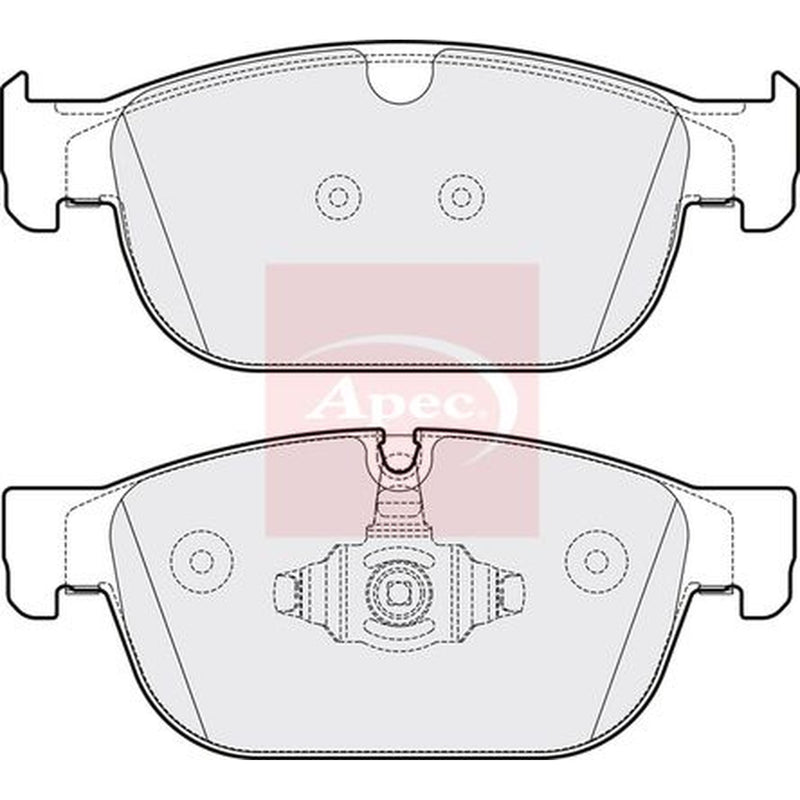 Apec Front Brake Pad Set fits Polestar Polestar 2 2019-2023