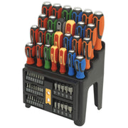 Sealey Hammer-Thru Screwdriver Bit & Nut Driver Set 61pc S01153 Sealey - Dynamic Drive
