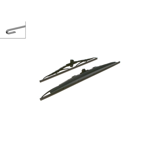 Bosch Conventional Front Wiper Blade Set 550mm + 400mm — SP2 fits Alfa Romeo 147