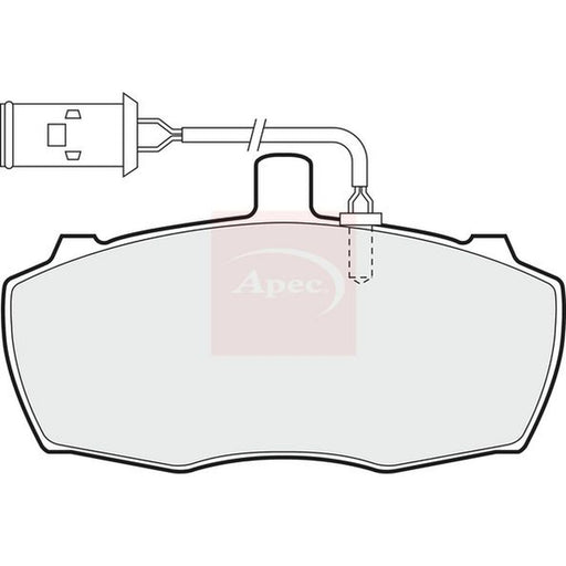 Apec Front Brake Pad Set fits Lti Tx 2006 on 2.5