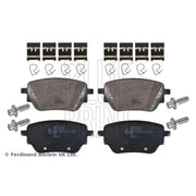 Blue Print Rear Brake Pad Set fits Mercedes-Benz A-Class 2018-2020