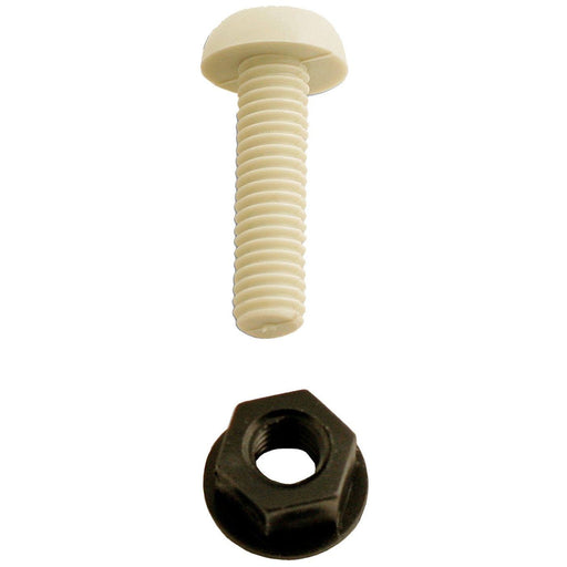 Connect 31530 Number Plate Fixing 1" White Screws/Nuts 100pc Connect - Dynamic Drive
