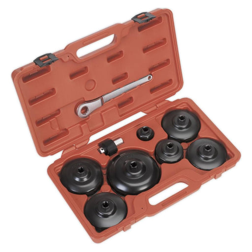 OIL FILTER CAP WRENCH SET 9PC - COMMERCIALS Sealey - Dynamic Drive