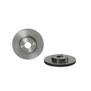 Brembo Front Brake Internally Vented Discs & Pads fits Mazda 2 2014 on 1.5