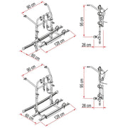 Fiamma Carry Bike for Merc V Class Premium Bike Carrier for Mercedes V Class Fiamma - Bars 4 Cars