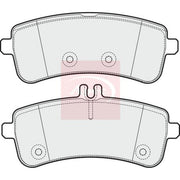 Apec Rear Brake Pad Set PAD2023