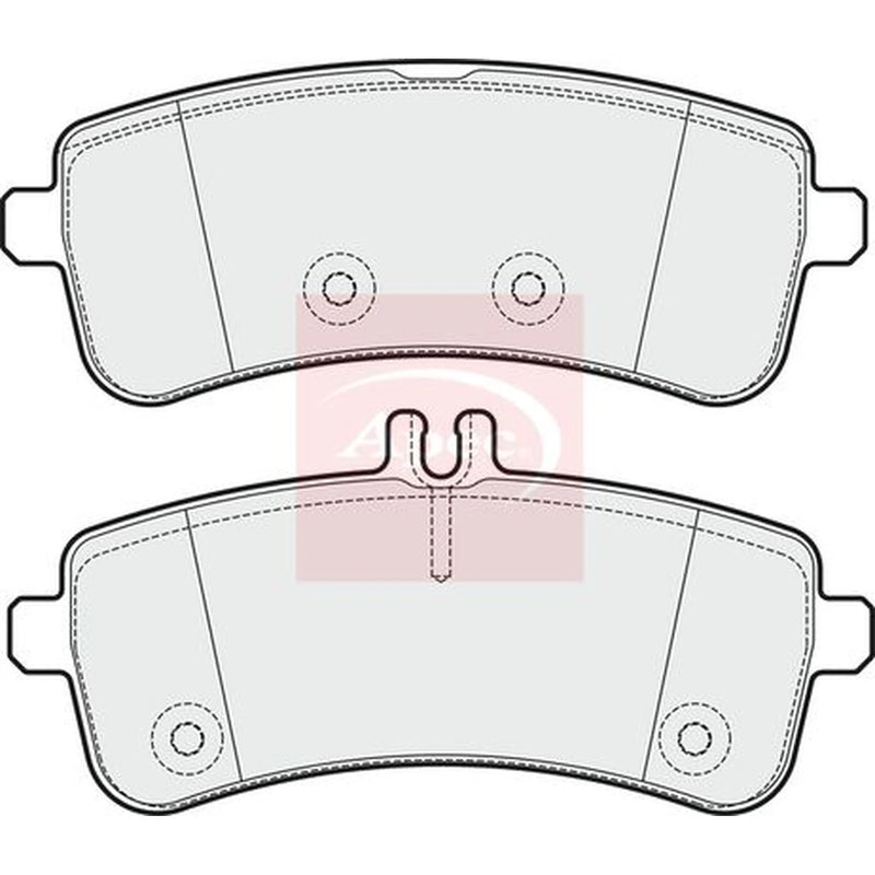 Apec Rear Brake Pad Set PAD2023