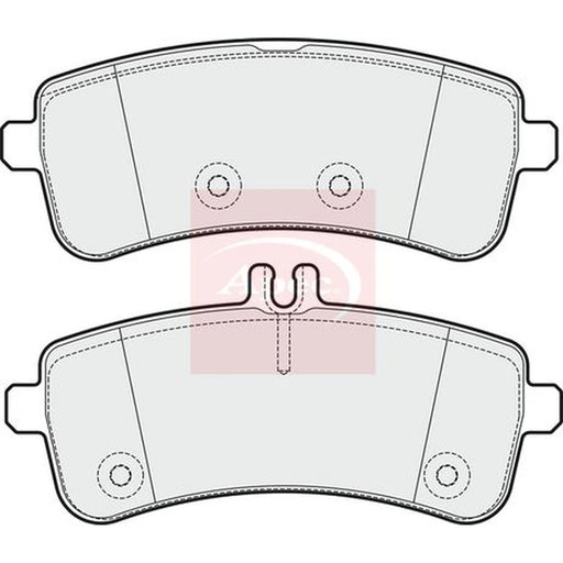 Apec Rear Brake Pad Set PAD2023