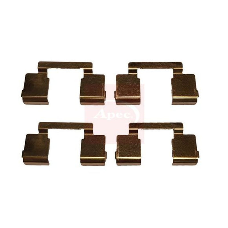 Apec Brake Pad Accessory Fitting Kit Front fits Alpine A610 1991-1995 3.0