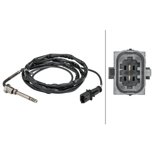 Hella Exhaust Gas Temperature Sensor after soot particulate fil fits Opel Signum