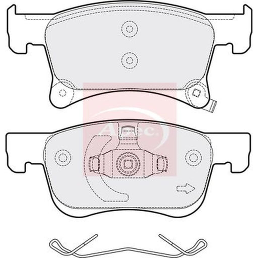 Apec Front Brake Pad Set PAD2056