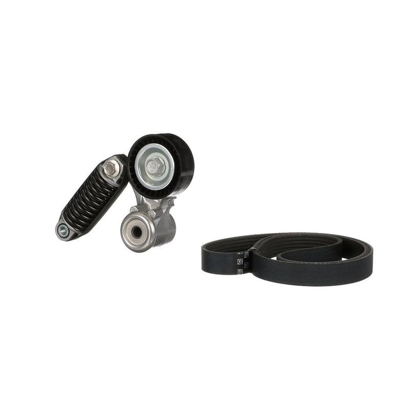 Gates V-Ribbed Belt Set fits Citroën C2 2005-2009 1.4