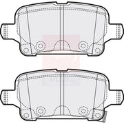 Apec Rear Brake Pad Set PD3767