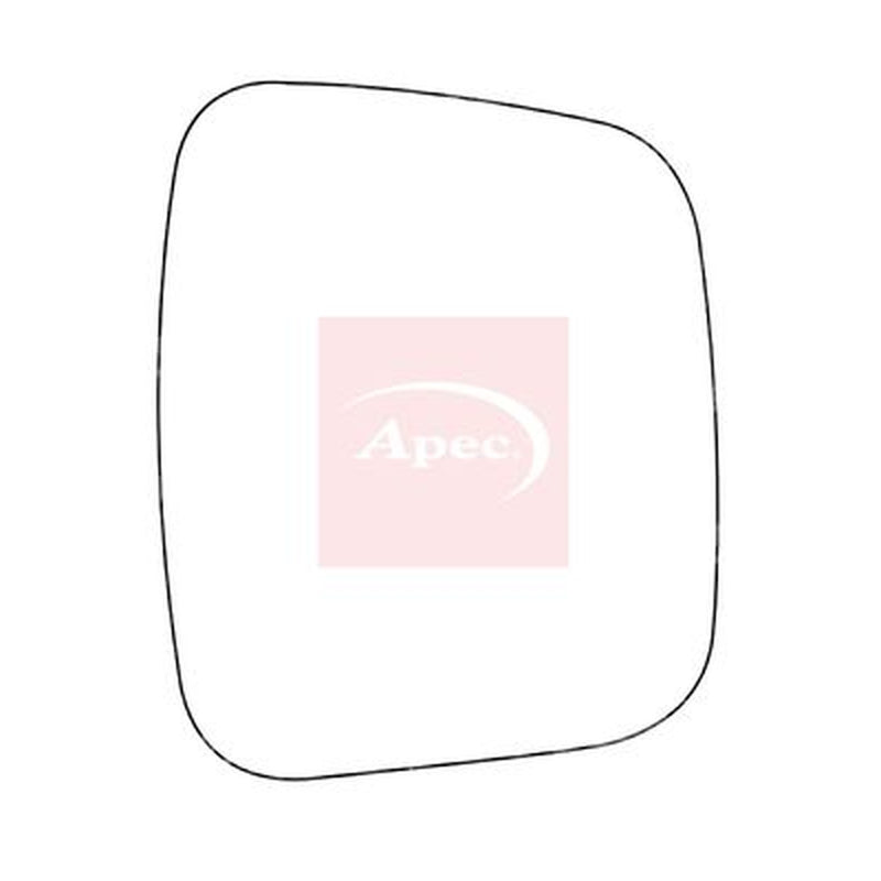 Apec Exterior Wing Mirror Glass Right fits Citroën Nemo 2009-2010 1.3 1.4