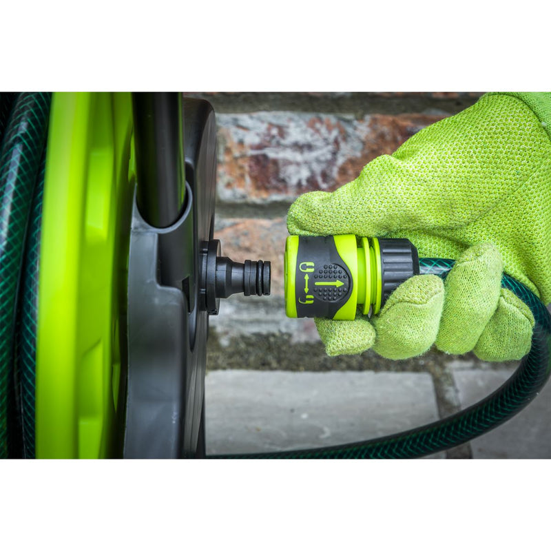 Sealey Soft-Touch Hose Connector with Lock 1/2" - 5/8" JS3050 Sealey - Dynamic Drive