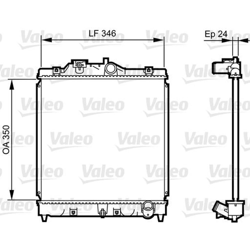 Valeo Engine Radiator 731434