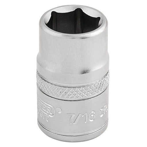 Draper 6 Point Imperial Socket, 3/8" Sq. Dr., 7/16" 16551 Draper - Dynamic Drive