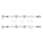 Apec Brake Hydraulic Hose Line Rear Right fits Land Rover Range Rover Evoque