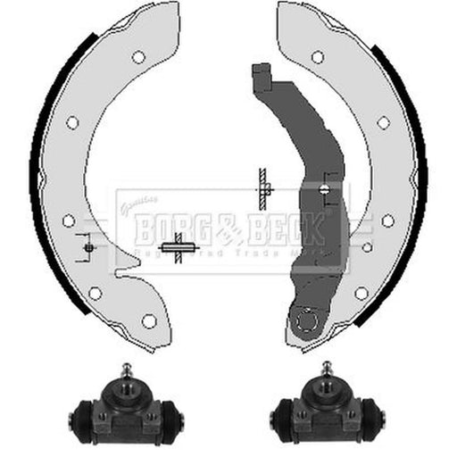 Borg & Beck Brake Shoe Set Axle Kit BBS1035K